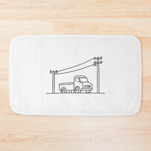 Item preview, Truck Resting Under Utility Power Line designed and sold by rasagamastore.