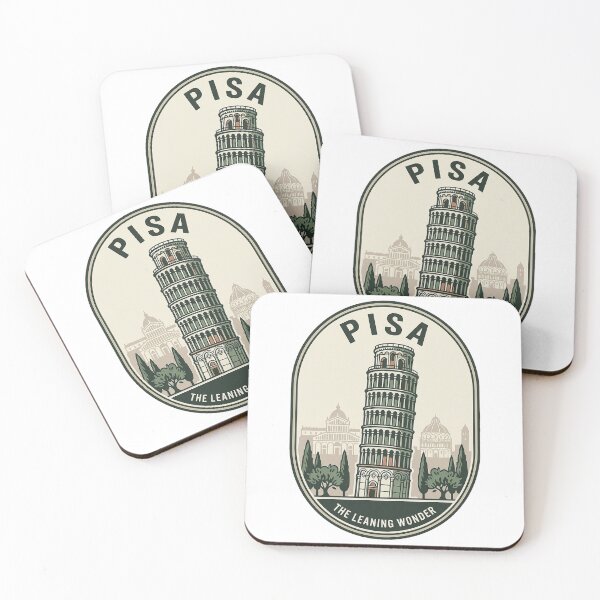 Item preview, Vintage Pisa Italy Leaning Tower Travel Badge designed and sold by k3rstman1.