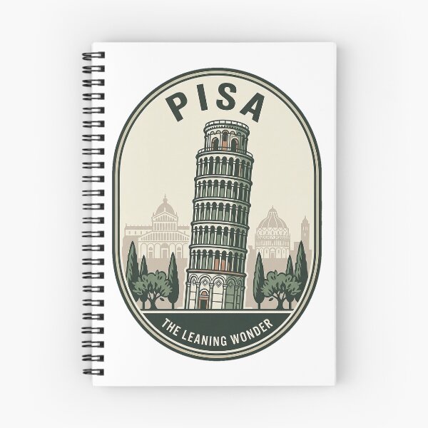 Item preview, Vintage Pisa Italy Leaning Tower Travel Badge designed and sold by k3rstman1.
