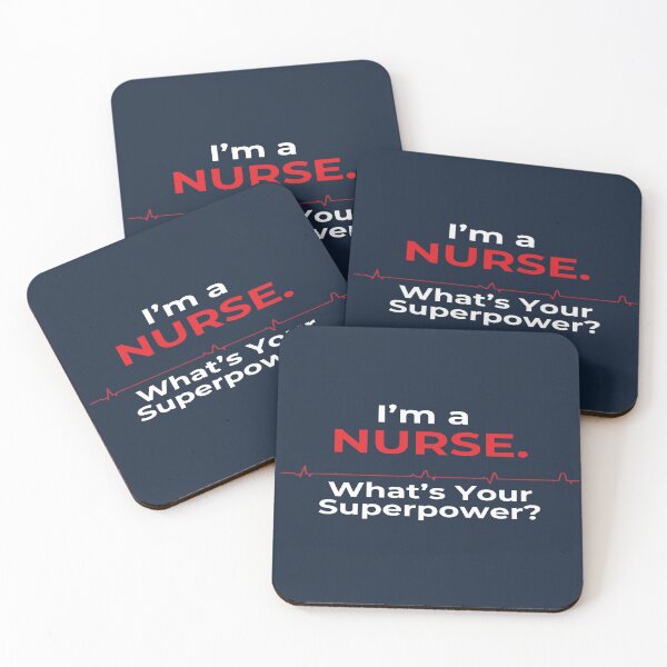 Item preview, I'm a Nurse What's Your Superpower — Funny Nurse Gift designed and sold by RedRubyBubble.