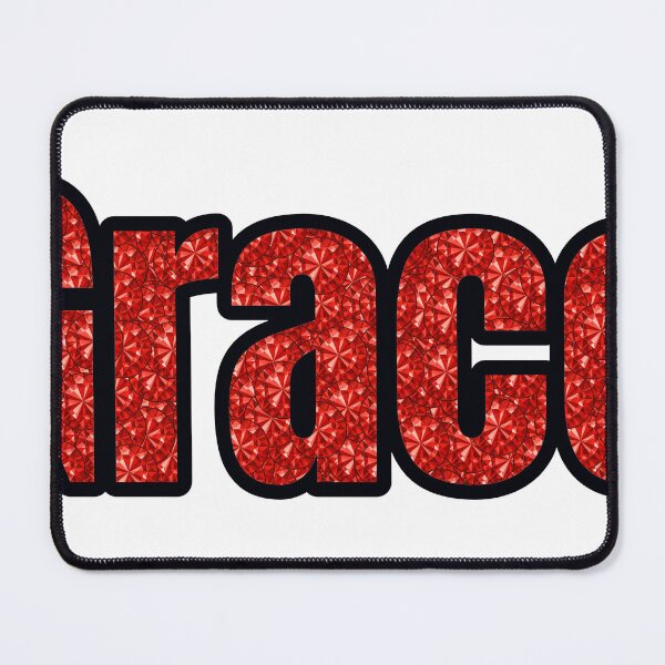 Item preview, Grace Girl Name Red Rhinestone Texture designed and sold by TheIconSmith.