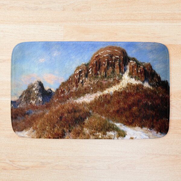 Item preview, Mount Kolsaas: Impression of Snow-Covered Peaks, Nordic Winter Light Norwegian Landscape  designed and sold by artdesignsnow.