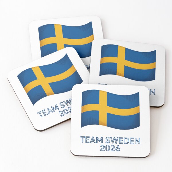 Item preview, Team Sweden 2026 Fan Flag T-Shirt V4 designed and sold by DBWStudios.