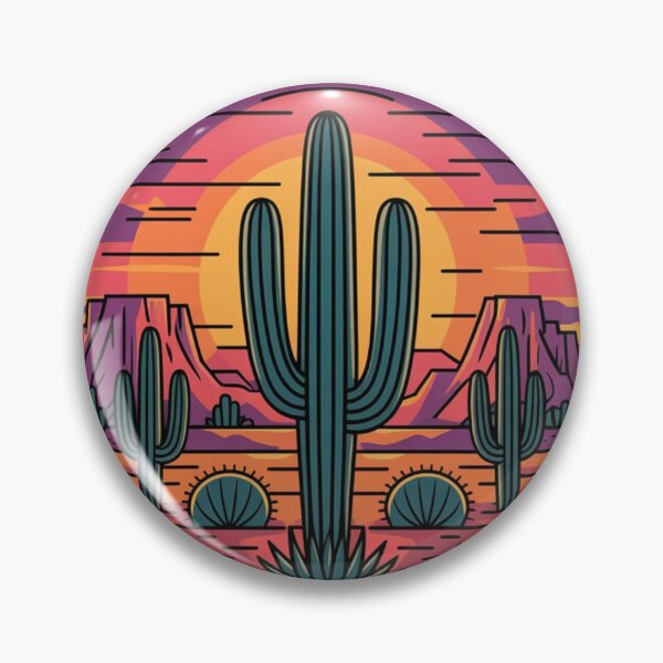 Item preview, Colorful Agave & Cactus Mandala - Desert Bloom Art designed and sold by NatArtSA.