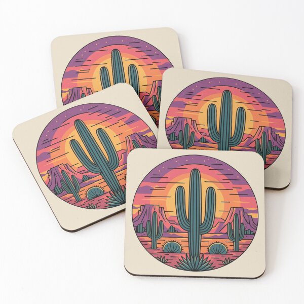 Item preview, Colorful Agave & Cactus Mandala - Desert Bloom Art designed and sold by NatArtSA.