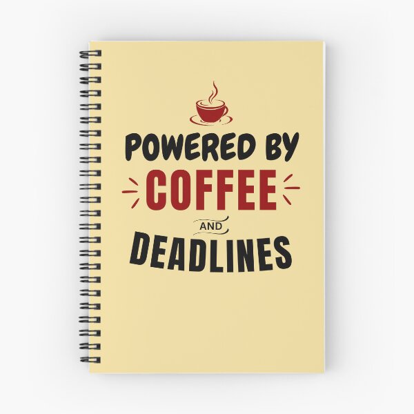 Item preview, Powered By Coffee And Deadlines | Funny CPA Accountant Busy Season Design designed and sold by FCA SIR MERCH .