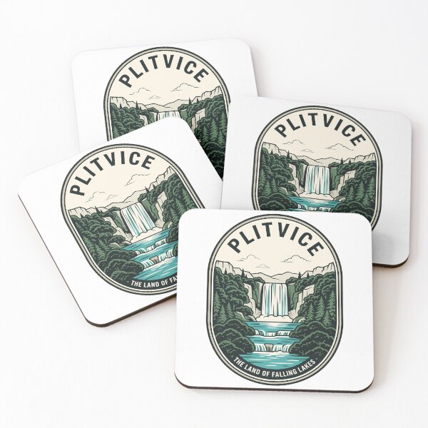 Item preview, Plitvice Lakes National Park Vintage Waterfall Travel designed and sold by k3rstman1.