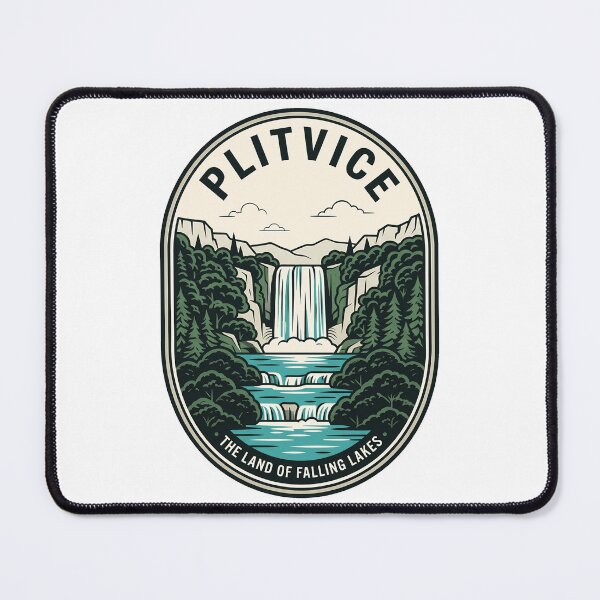 Item preview, Plitvice Lakes National Park Vintage Waterfall Travel designed and sold by k3rstman1.