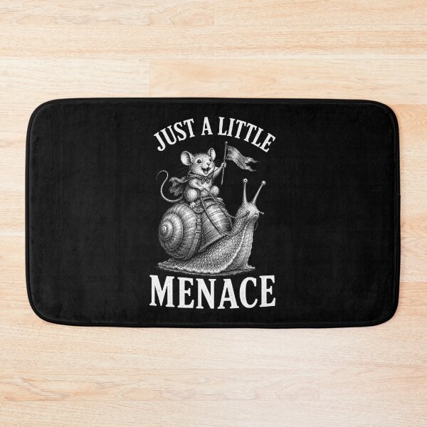Item preview, Just a Little Menace Mouse Snail Cottagecore Shirt designed and sold by Lichtisign.