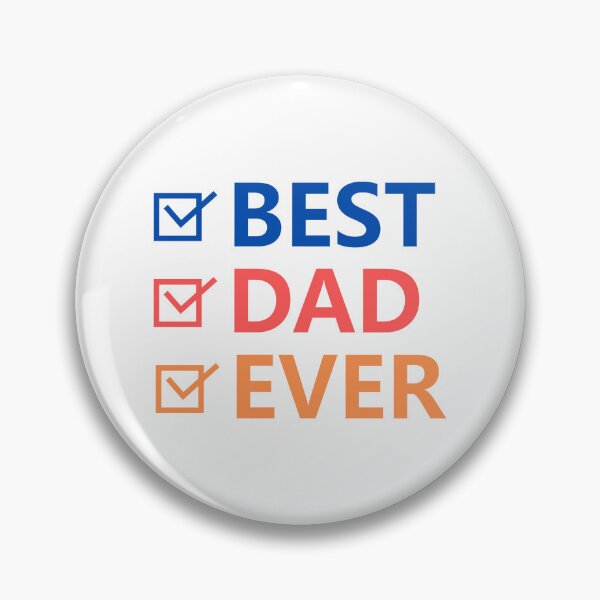 Item preview, Best Dad Ever Checklist Typography designed and sold by _ZENTAY_.