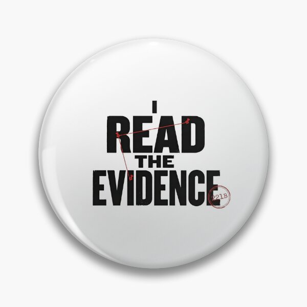 Item preview, I Read The Evidence 221B Sherlock Holmes Investigation Board Art designed and sold by Fenay Designs.