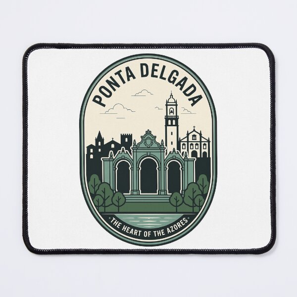 Item preview, Ponta Delgada Azores Vintage Travel Badge designed and sold by k3rstman1.