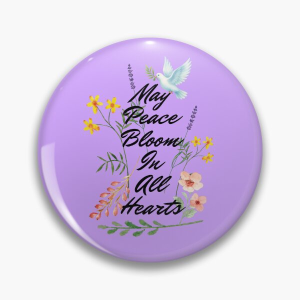 Item preview, May Peace Bloom In All Hearts designed and sold by HappyHavenStu.
