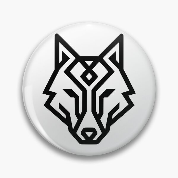 Item preview, Minimalist Geometric Wolf designed and sold by Imaginationbeyond.