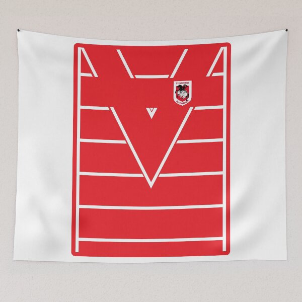 Item preview, St George Illawarra Dragons 2021-22 Away Jersey designed and sold by BallsnBats.