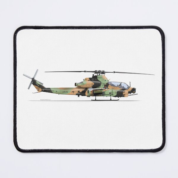 Item preview, BELL AH-1Z VIPER A59-005 ARMY 2019 designed and sold by Grubby Fingers Aircraft Illustration.