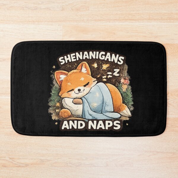 Item preview, Shenanigans And Naps Funny Cute Fox designed and sold by Hobby-up.