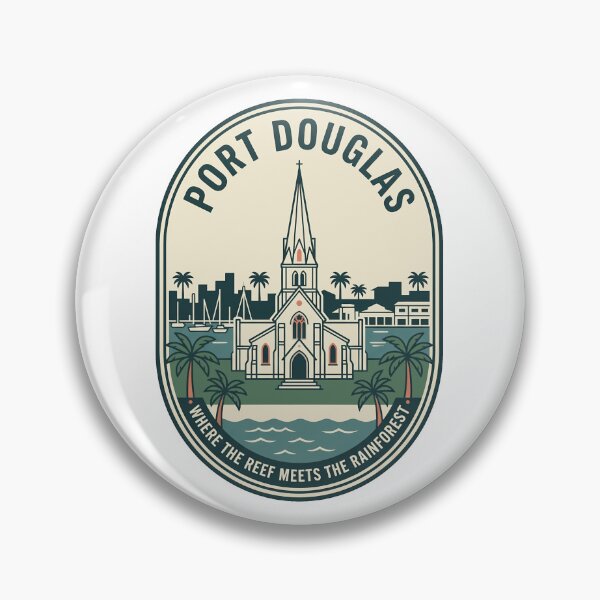 Item preview, Vintage Port Douglas Australia Travel Badge designed and sold by k3rstman1.