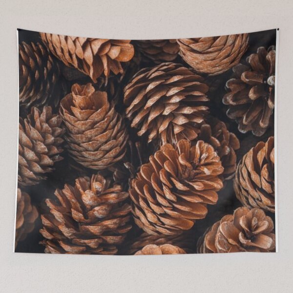 Item preview, Cozy Forest Pine Cones Autumn Seamless Pattern designed and sold by LYAN-STORE.