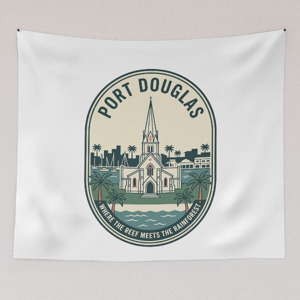 Item preview, Vintage Port Douglas Australia Travel Badge designed and sold by k3rstman1.