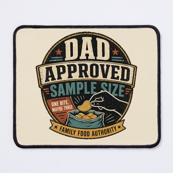 Item preview, Dad Approved Sample Size Funny Snack Dad designed and sold by POD DYNASTY.