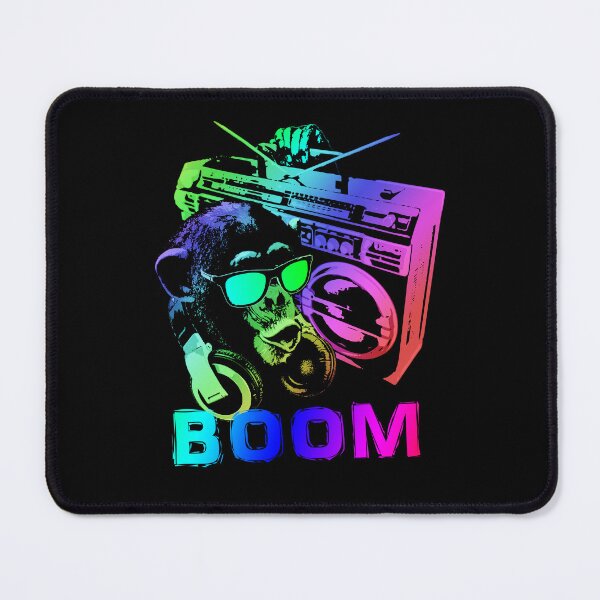 Item preview, Vibrant Retro Boombox Music Lover Headphones Art designed and sold by marke770.