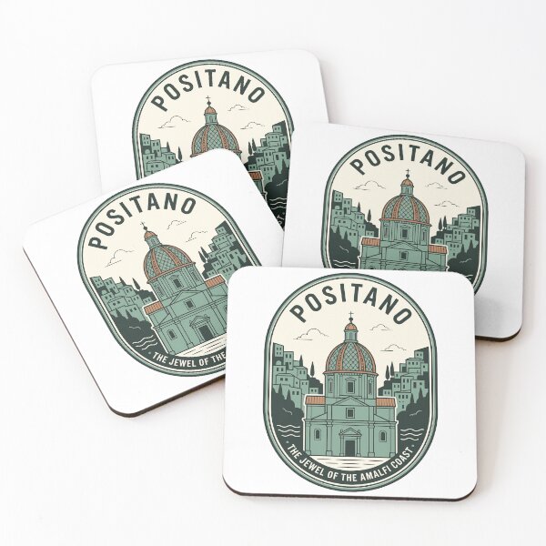 Item preview, Vintage Positano Italy Amalfi Coast Travel Badge designed and sold by k3rstman1.