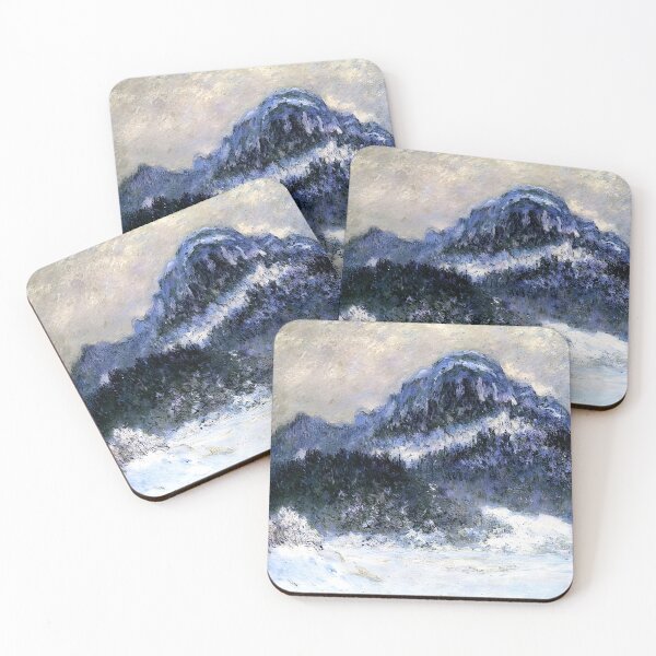 Item preview, Mount Kolsaas in Misty Weather: Impression of Norwegian Peaks and Winter Light.  designed and sold by artdesignsnow.