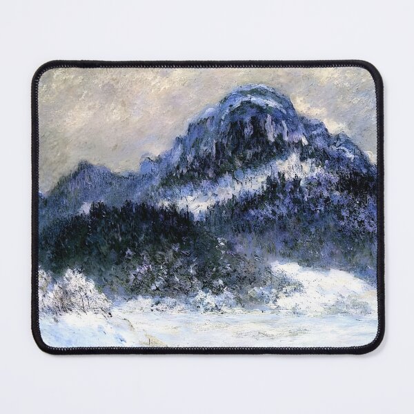 Item preview, Mount Kolsaas in Misty Weather: Impression of Norwegian Peaks and Winter Light.  designed and sold by artdesignsnow.