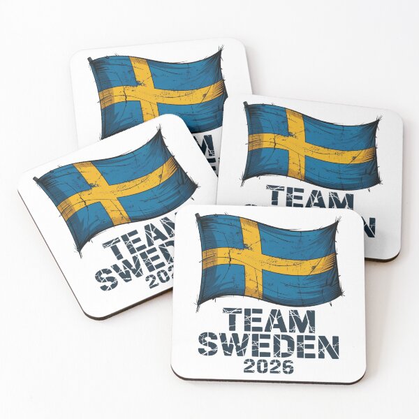 Item preview, Team Sweden 2026 Fan Flag T-Shirt V5 designed and sold by DBWStudios.