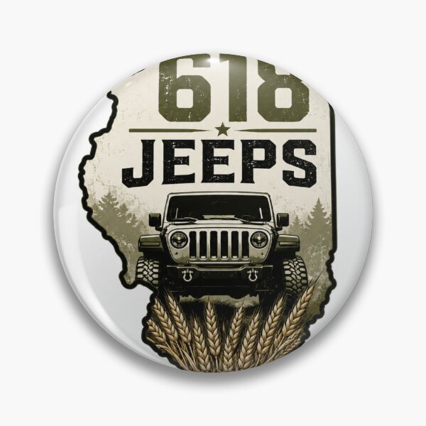 Item preview, 618 Jeeps Wheat Sticker designed and sold by N9EOD.