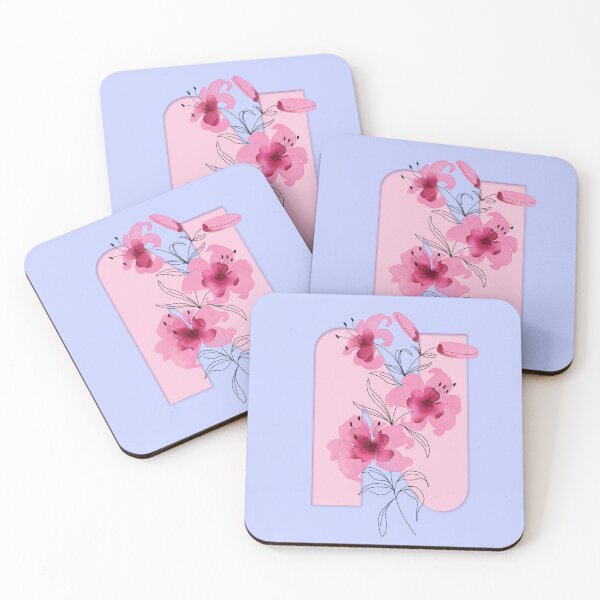 Item preview, Flowery Letter N designed and sold by CharlottePlaceArt.