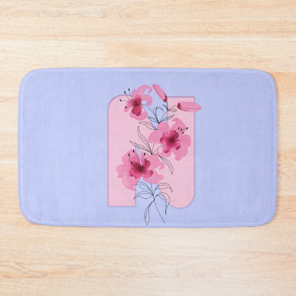 Item preview, Flowery Letter N designed and sold by CharlottePlaceArt.