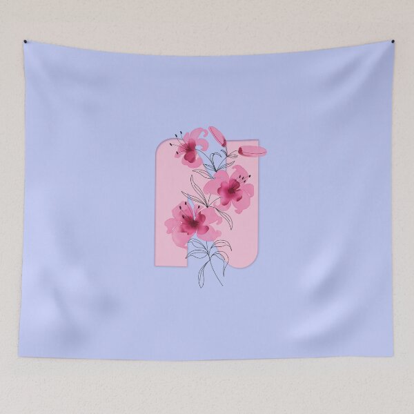 Item preview, Flowery Letter N designed and sold by CharlottePlaceArt.