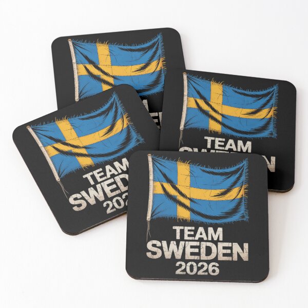 Item preview, Team Sweden 2026 Fan Flag T-Shirt V6 designed and sold by DBWStudios.