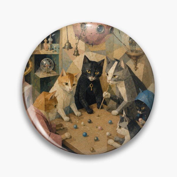 Item preview, Cubist Cats of the Astral Table designed and sold by ThingsCatsDo.