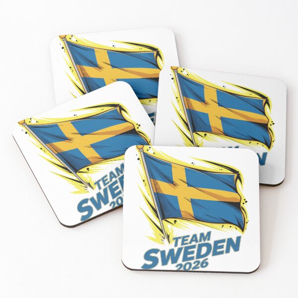 Item preview, Team Sweden 2026 Fan Flag T-Shirt V9 designed and sold by DBWStudios.