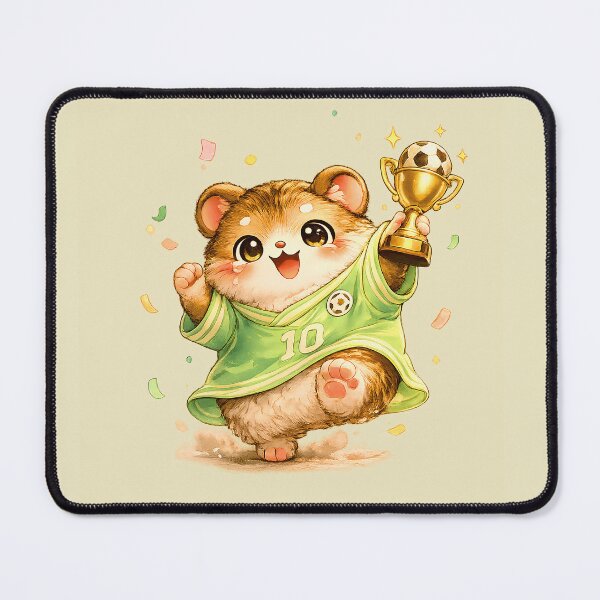 Item preview, Victory Dance Hamster ?⚽ Cute Football Champion Design designed and sold by Pick'n Quick.