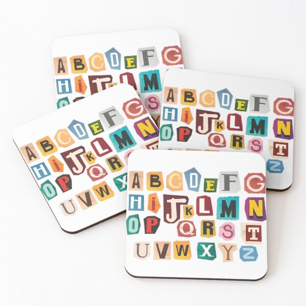 Item preview, Ransom Note Alphabet Cutout Letters Pack Retro Magazine Typography Sheet designed and sold by DesignArtist.ia.