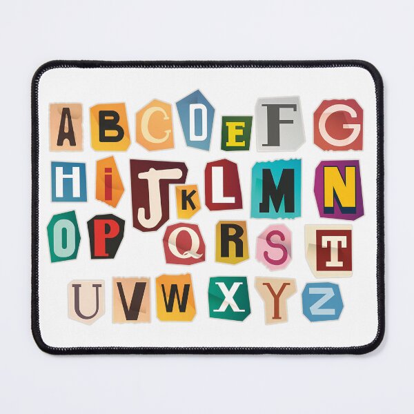 Item preview, Ransom Note Alphabet Cutout Letters Pack Retro Magazine Typography Sheet designed and sold by DesignArtist.ia.