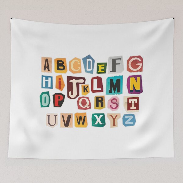 Item preview, Ransom Note Alphabet Cutout Letters Pack Retro Magazine Typography Sheet designed and sold by DesignArtist.ia.