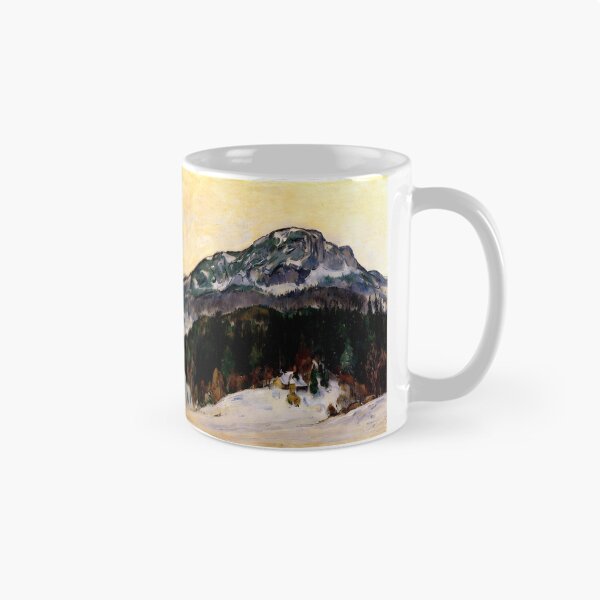 Item preview, Mount Kolsaas, Norway: Impression of Snow-Capped Peaks, Winter Light, and Misty Atmosphere  designed and sold by artdesignsnow.
