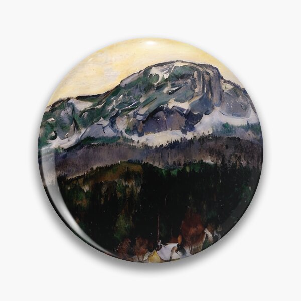 Item preview, Mount Kolsaas, Norway: Impression of Snow-Capped Peaks, Winter Light, and Misty Atmosphere  designed and sold by artdesignsnow.