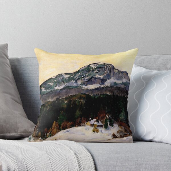 Item preview, Mount Kolsaas, Norway: Impression of Snow-Capped Peaks, Winter Light, and Misty Atmosphere  designed and sold by artdesignsnow.