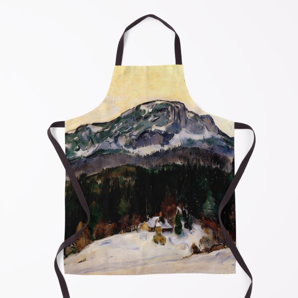 Item preview, Mount Kolsaas, Norway: Impression of Snow-Capped Peaks, Winter Light, and Misty Atmosphere  designed and sold by artdesignsnow.