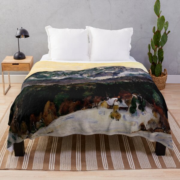 Item preview, Mount Kolsaas, Norway: Impression of Snow-Capped Peaks, Winter Light, and Misty Atmosphere  designed and sold by artdesignsnow.