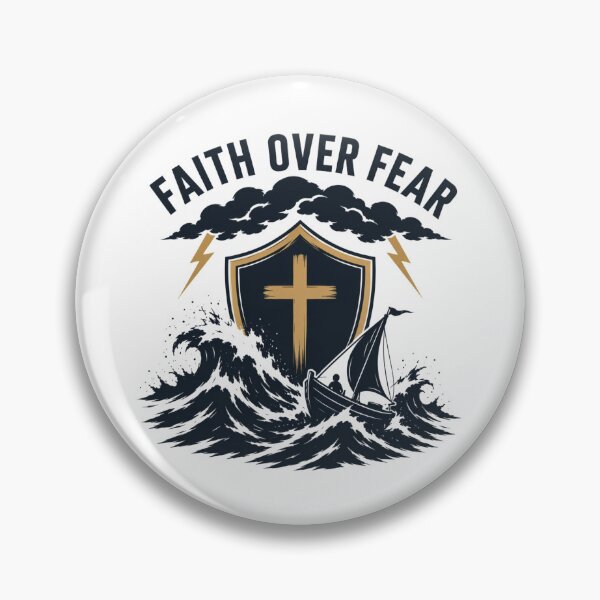 Item preview, Christian Faith Over Fear designed and sold by TheLampClothing.