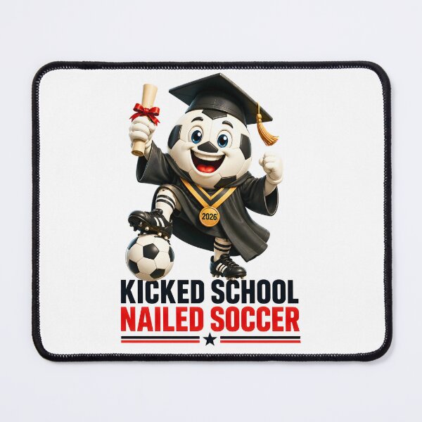 Item preview, Soccer Graduate 2026 | Graduation Soccer Mascot | Class of 2026 Student Athlete Design designed and sold by ArtSpark Studio.