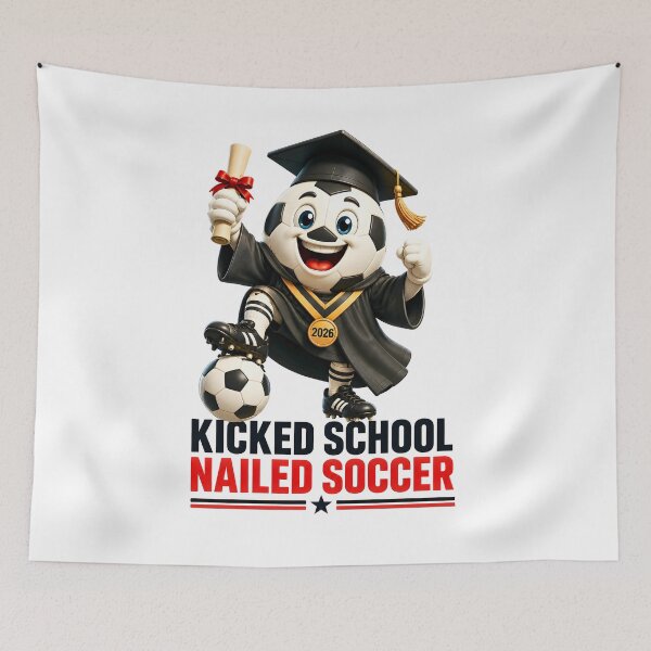 Item preview, Soccer Graduate 2026 | Graduation Soccer Mascot | Class of 2026 Student Athlete Design designed and sold by ArtSpark Studio.