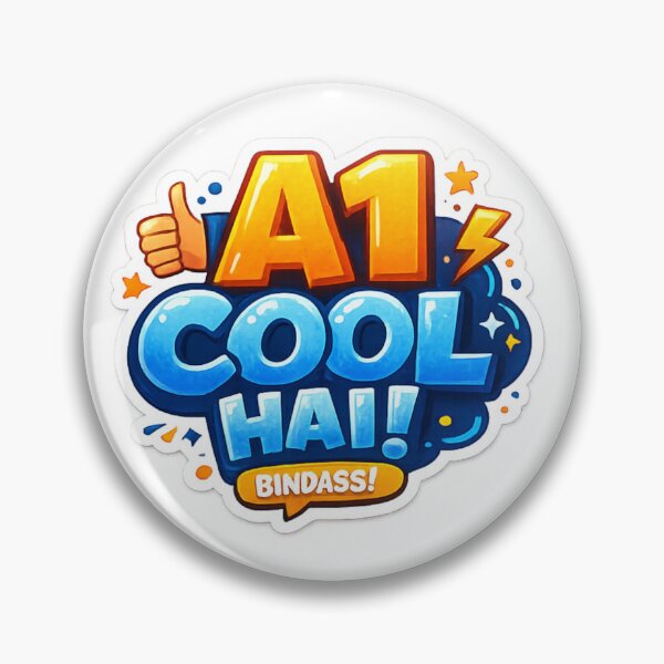 Item preview, A1 Cool Hai! Bindass Attitude Sticker designed and sold by Jyotisima8929.